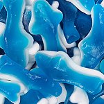 Wedding Candy Buffet Blue Raspberry Sharks