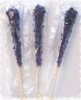 Wedding Candy Buffet Purple Grape Rock Sugar Sticks