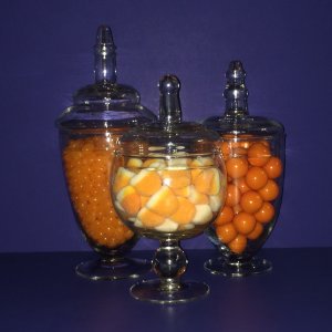 Wedding Candy Buffet Orange Candy Colour