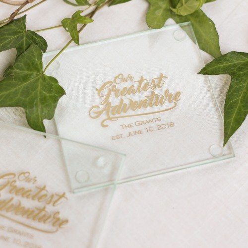 Personalized Coaster Wedding Favors