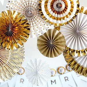 Wedding Reception Pinwheel Decorations